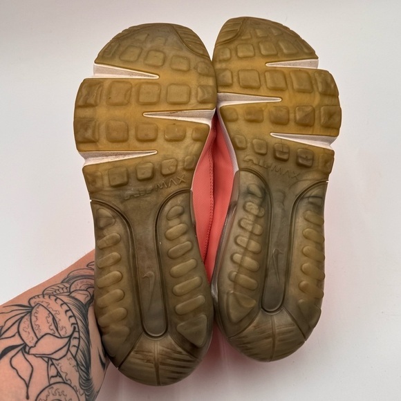 Nike Women’s 10 Air Max 2090 Lava Glow Pink Bleached Coral Sneakers - Picture 4 of 7